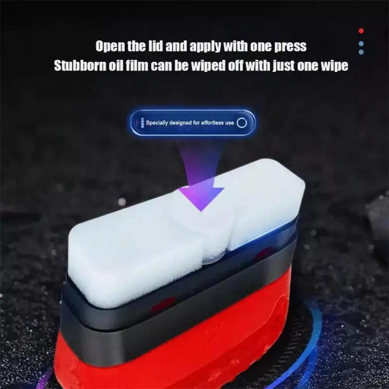 2025 Автомобильное стекло Глянцевое Мощное средство для очистки лобового стекла автомобиля Удаление масляной пленки Очиститель для автомобильных стекол Удаляет грязь Щетка для чистки автомобиля