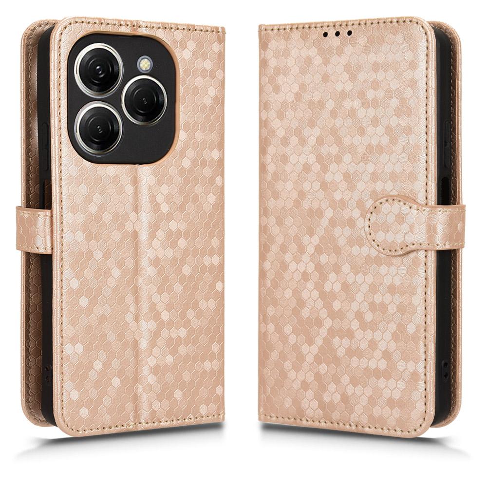 For TECNO Spark 20 Pro Cell Phone Case PU Leather Imprinted Wallet Shockproof Stand Cover