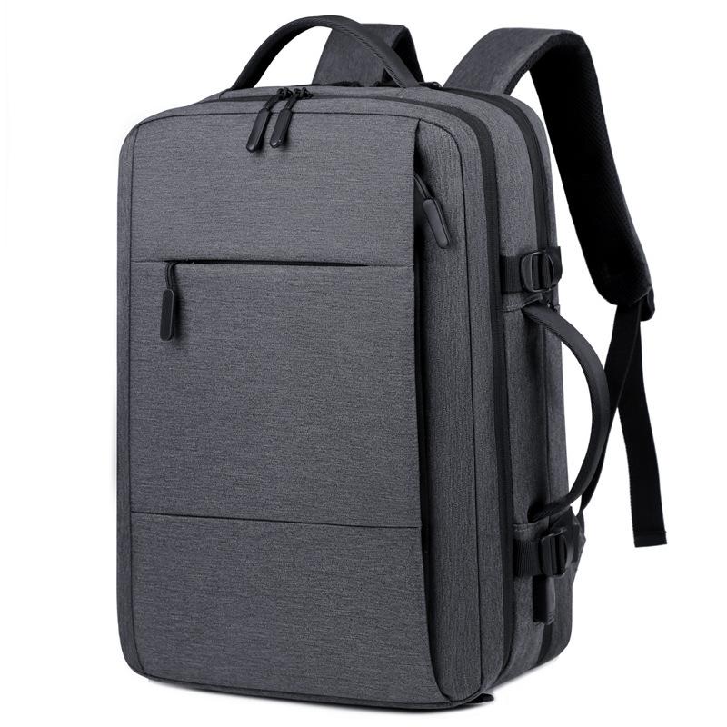 Классический дорожный рюкзак мужской деловой рюкзак школьный расширяемый USB-сумка большой вместимости для ноутбука водонепроницаемый модный рюкзак CLE