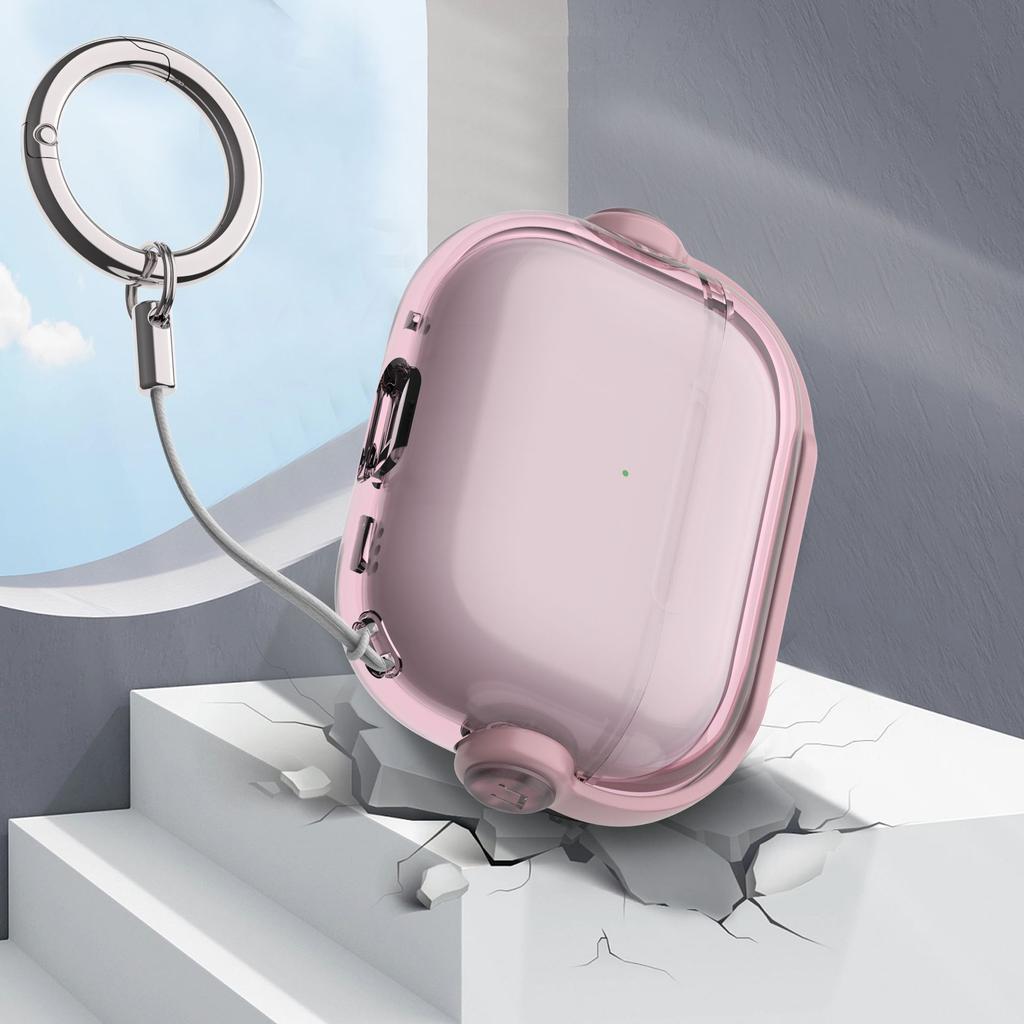Creative Buckle Stand Case for AirPods, Anti-Loss Clip and Built-in Kickstand,  Cover for AirPods,All-in-One Design