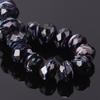 10pcs 12x8mm Rondelle Faceted Opaque Lampwork Glass Loose Spacer Beads For Jewelry Making DIY Crafts Findings