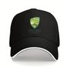 Легкая бейсболка Cricket Australia Белая С фиксирующейся пряжкой Идеально подходит для спорта и повседневной носки Спортивный головной убор