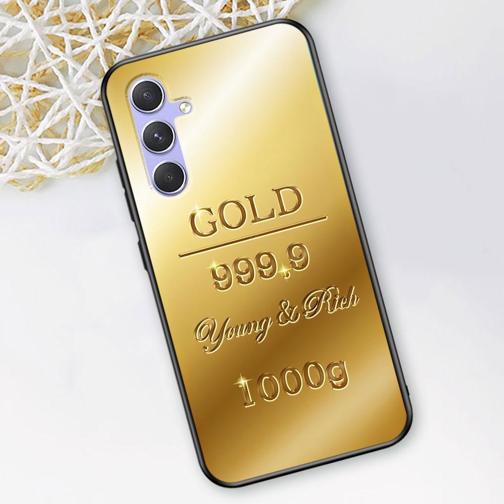 Чехол с принтом золотого узора для Samsung Galaxy A51 A53 A54 A31 A52 A12 A13 A21s A22 A32 A11 A22 A33 A41 A52s TPU Чехол для телефона