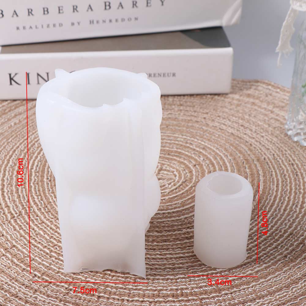 Sitting Cat Candle Mold 3D Soap Mould Epoxy Resin Cat Silicone Mold  Candle Making