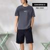 Converse Summer Short Sleeve Beach Tee Dark Gray Uck176 Gda