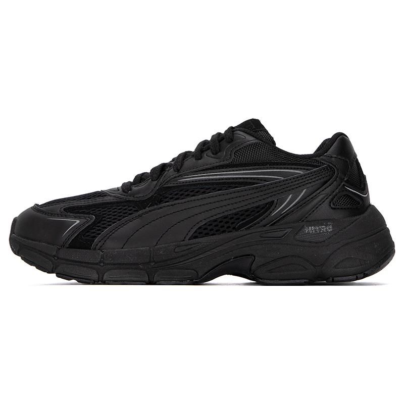 Puma Teveris Nitro Base Comfortable Casual Shock Absorption Non-Slip Breathable Wrap Low-Top Dad Shoes Unisex Sneakers Black 388911-02