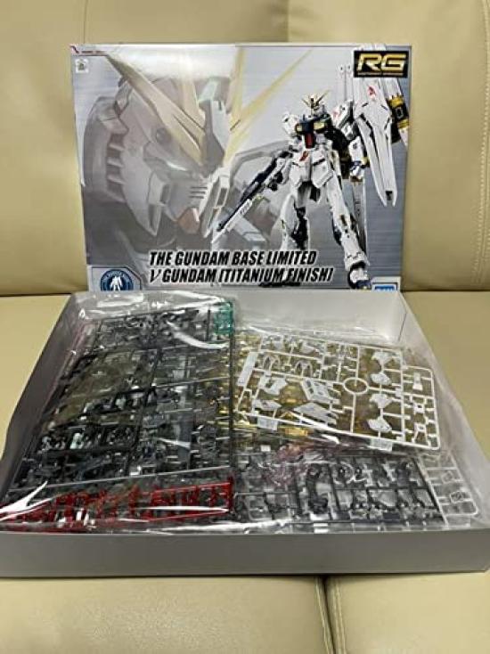 RG 1144 Gundam Base Limited Nu Gundam [Titanium Finish] Mobile Suit Gundam: Char's Counterattack