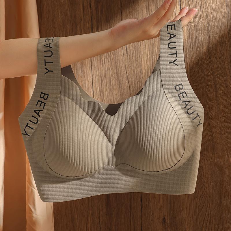 Женские бесшовные бюстгальтеры Push Up с широкими бретелями, большая грудь, нижнее белье большого размера XXXL