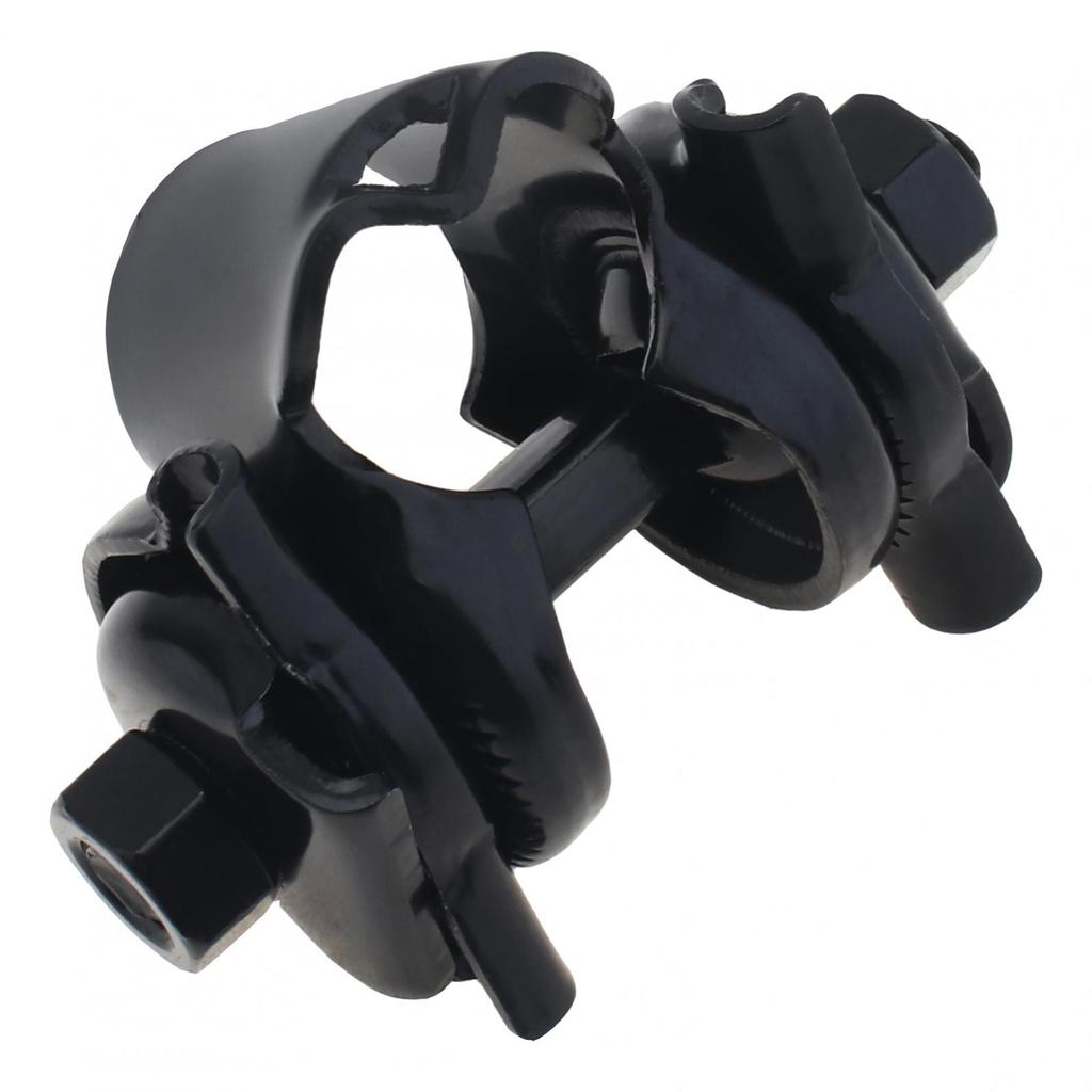 Black 22.2mm Bike Saddle Seat Bolt Seatpost Post Clamp for Most Road Bikes / Mountain Bikes with Wrench Tool, Metal Bicycle Saddle Seat Mount Bracket
