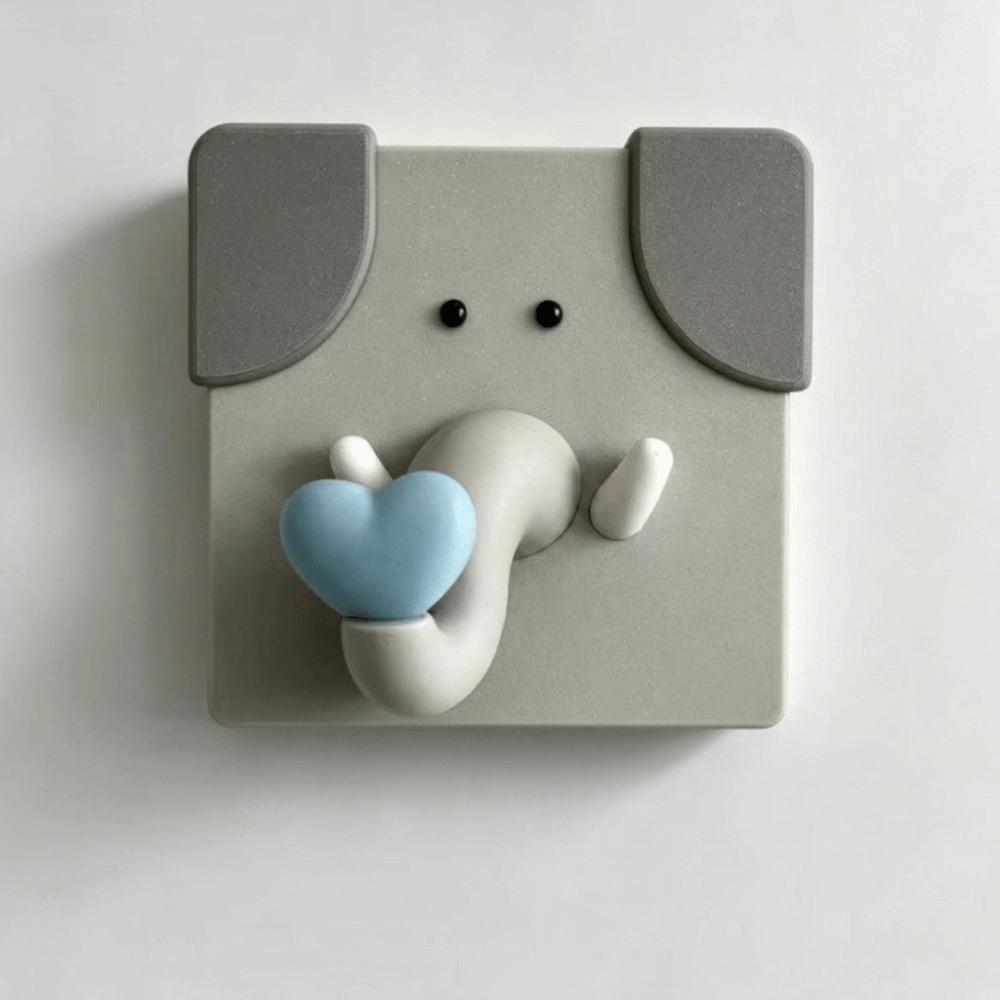 3D Printed Light Switch Cover Animal Nose Switch Plate Cover Switch Protector Home Ornament
