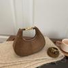 Niche Fashion Texture Crescent Bag - Autumn/Winter 2025 Trend: Simple Stylish Handbag & Casual Crossbody Bag