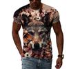 Interesting Animal Dog Graphic T Shirts For Men Summer Fashion Casual Personality Creative Design Street Style 3D Print Tees Top