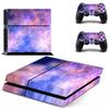 VAORLO Galaxy Star Vinyl Skin Sticker Protector For PS4 Console+1PCS Controller Skin Cover