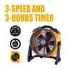 XPOWER FC-100 Air Circulator Carpet Dryer Floor Axial Fan Air Blower Diameter Multipurpose Heavy-Duty Portable Shop Office Home Fan