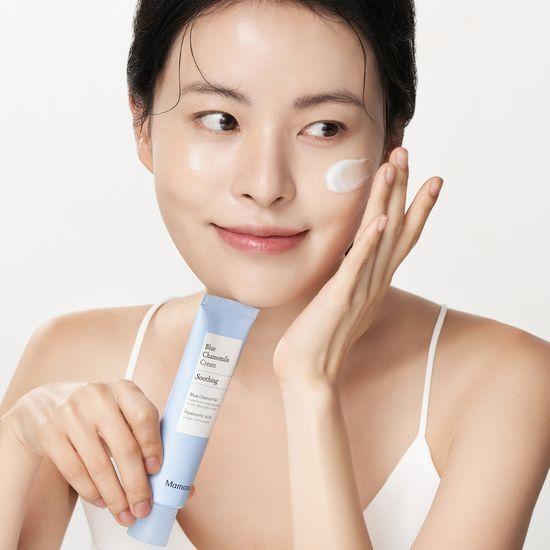 Mamonde Крем с голубой ромашкой, специальный, 60 мл (+30 мл бесплатно)