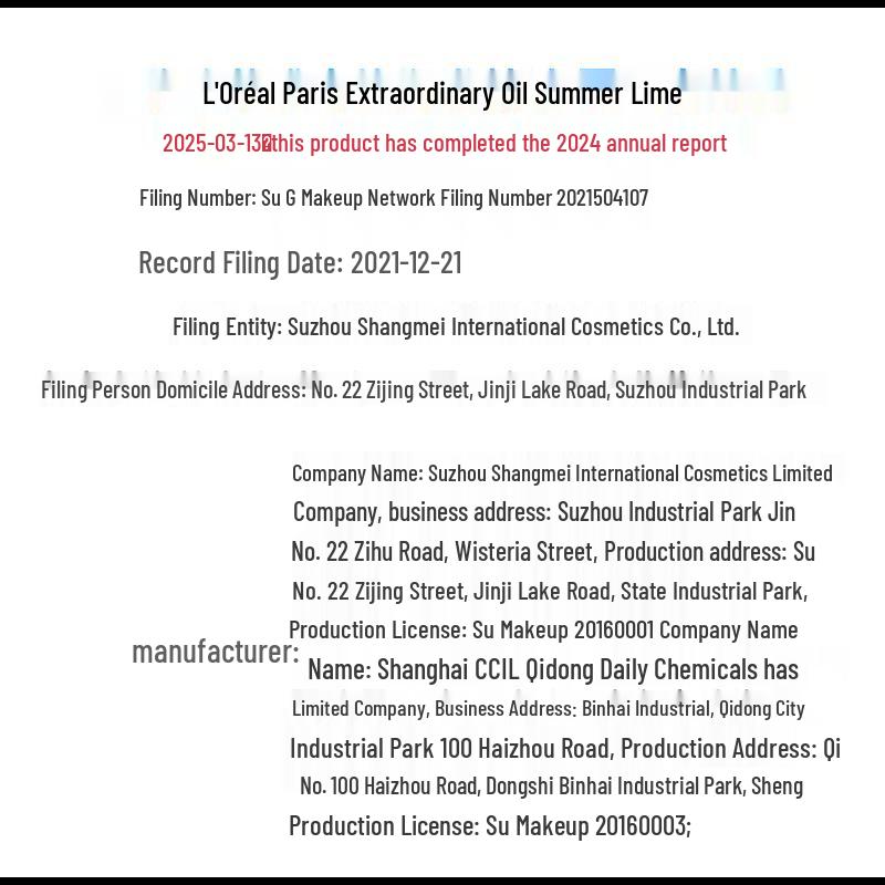 L'Oreal Elvive Extraordinary Oil Summer Lime