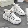 Женские кроссовки осень новая мода высокие повседневные туфли на платформе водонепроницаемая кожа вулканизированная обувь Zapatos Para Mujeres