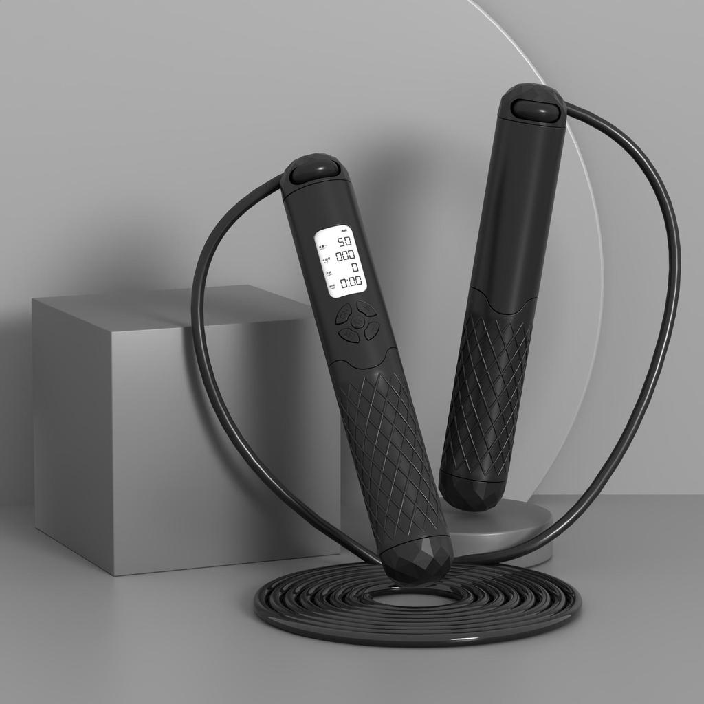 Умная беспроводная утяжеленная скакалка со счетчиком для детей и взрослых