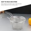 Folding Fry Basket Stainless Steel with Heat Resistant Handle for Fried Food Separation Ideal for Chips Meats Wonton Frying At