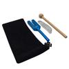Crystal Tuner with a Dedicated Wooden Mallet for a Cleansing Sound Perfect for Includes a Crystal and [Sedona Magic] (Blue Metallic) That's Beginners.