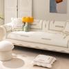 Pure Cotton Sofa Cushion for All Seasons, Cotton Fabric Leather Sofa Anti-slip Cushion, Modern Simple Sofa Cover Cover