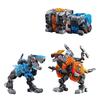 BEASTBOX 52TOYS BB-46PR&BB-02CR PYROMANCER&CRYOMANCER "Pyromancer Cryomancer" набор из 2-х предметов, трансформирующиеся игрушки. Трансформируется из куба в динозавра.