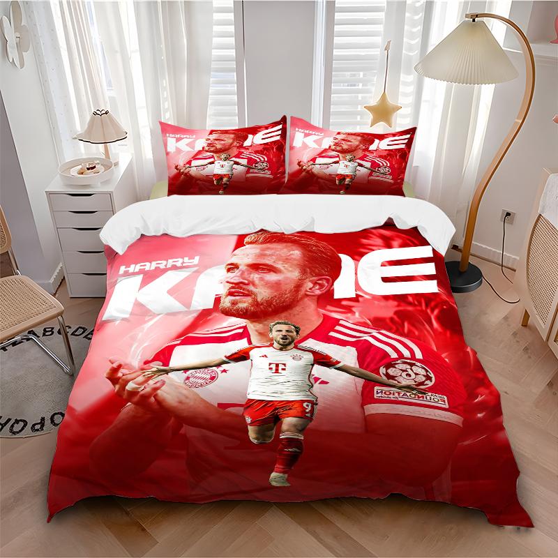 3Pcs Kane'S Bayern Munich Celebration Bedding Sets For All Sizes New 3D Printed Bed Cover Comforter Duvet Cover Pillowcase Bedroom Decoration