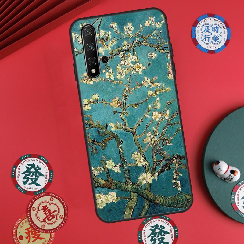 Цветущая миндальная ветвь Для Huawei Nova Y60 Y70 Y90 Y72 Y73 Y61 Y91 7i 8i 11i 12i 12s 9 10 SE P20 P30 P40 Lite Чехол