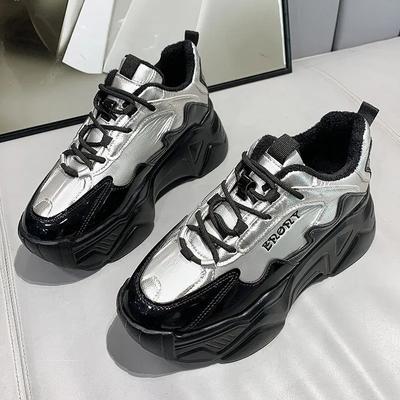 Новые повседневные кроссовки на платформе, женские кроссовки, модные универсальные женские теннисные туфли, дышащая сетка, удобные кроссовки