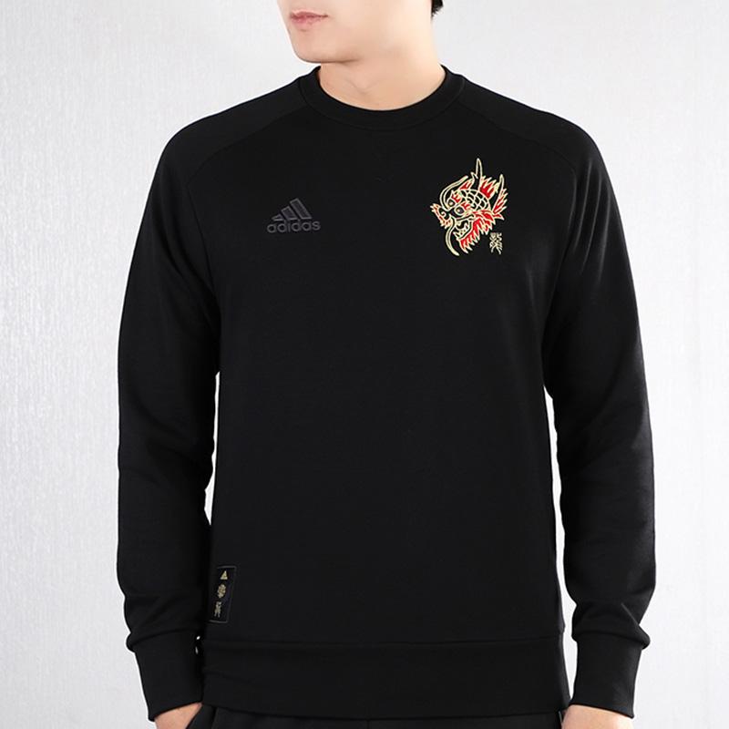 adidas Свитшоты Manchester United Мужские с круглым вырезом Средняя посадка Обычные GH0029