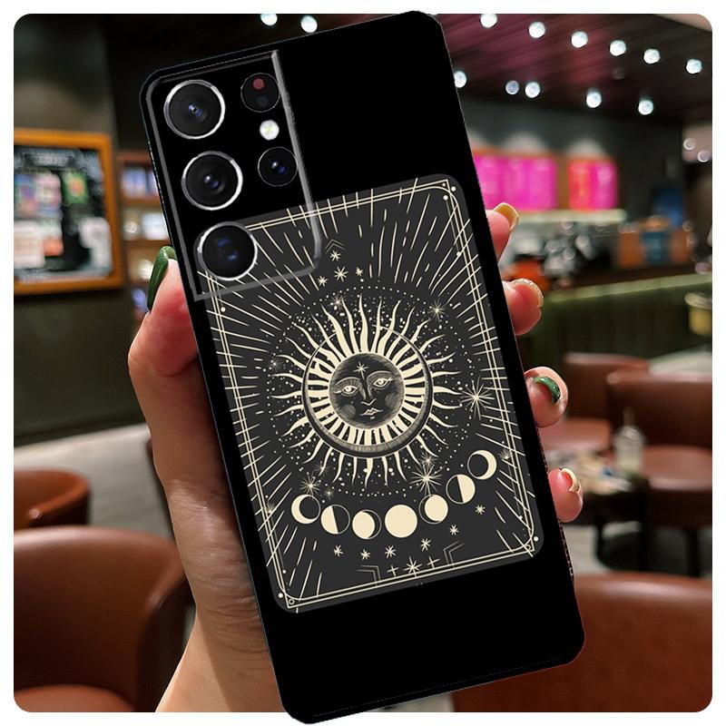 Чехол для телефона "Солнце, Луна и Звезды" для Samsung Galaxy S24 Ultra S20 S21 S22 S23 S25 Ultra S9 S10 Plus S25 FE