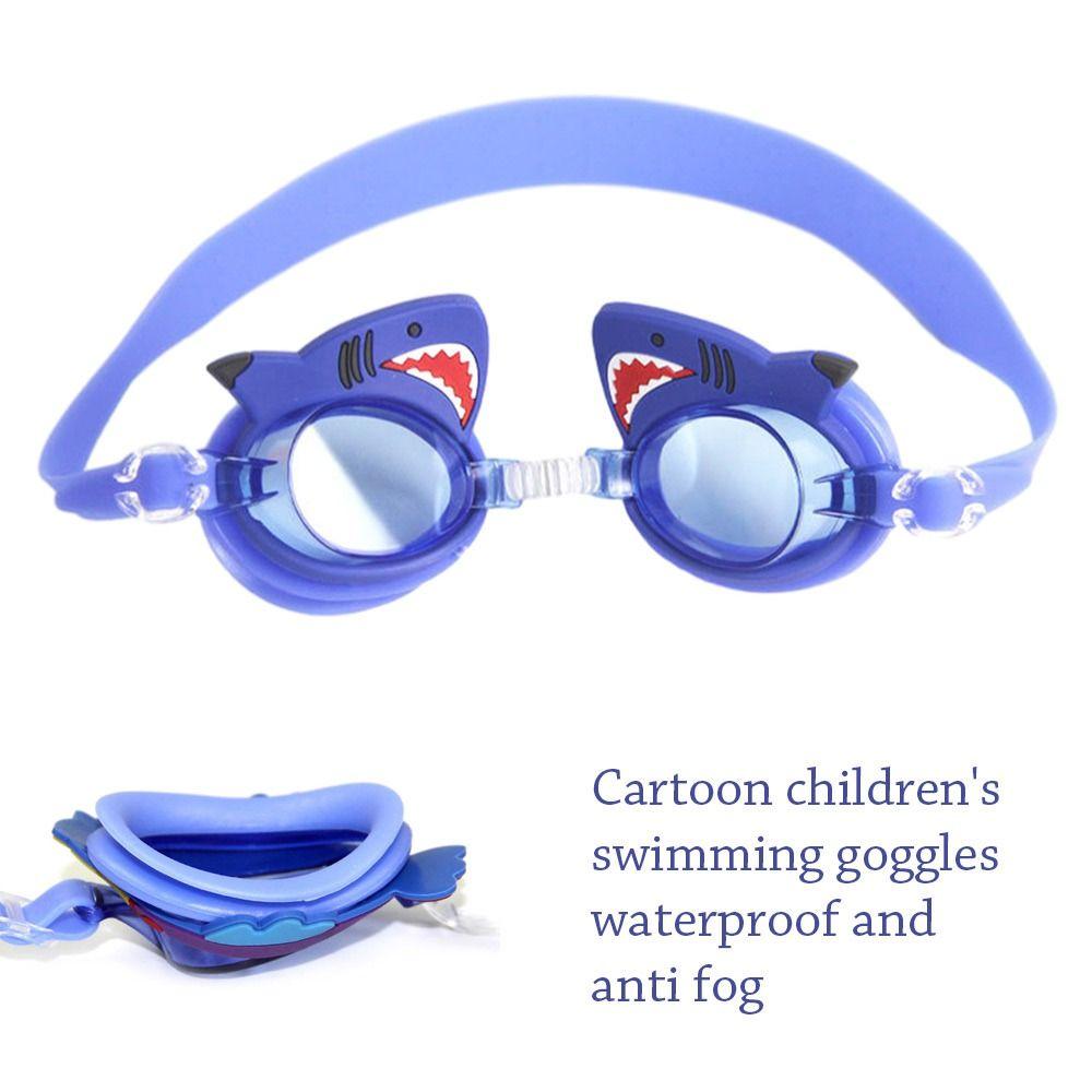 Anti-Fog Swimming Eyewear With Earplugs Eyeglasses Outdoor Kids Swimming Goggles  Children