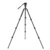 Miliboo MUFA-BK 62.6-inch Foldable Tripod Camera Stand with Fluid Tripod Head Aluminum Alloy 5kg/