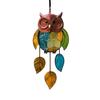 Подвеска в виде совы, наружное подвесное украшение, реалистичный вид, простая установка, красочная ручная работа, окрашенная