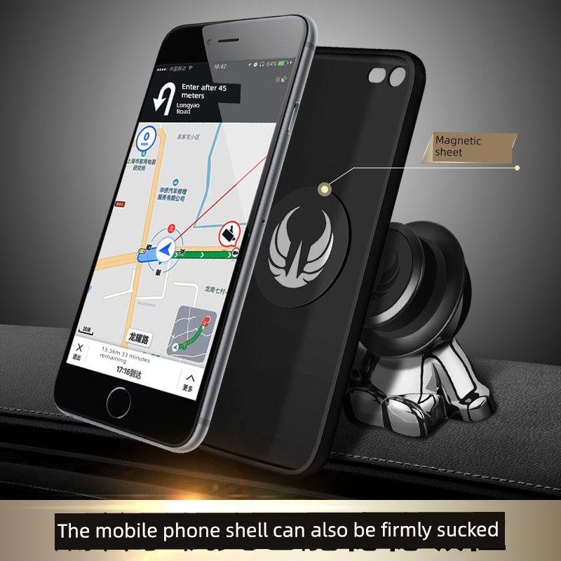 Car Phone Holder Magnetic Suction Car Mobile Phone Holder Magnetic Magnetic Navigation Support Car Magnet Suction Disc