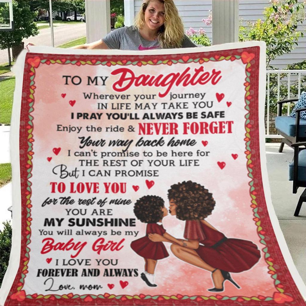 Letter Flannel Blanket Comfortable Wrap Blanket Perfect Letter Blanket