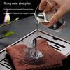 Zen Style High-Grade Absorbent Tea Towel - Thickened Dishcloth for Tea Ceremony Table