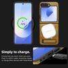 Кожаный чехол-книжка с магнитной подставкой для Samsung Z Flip7 - Совместимый с трансграничной торговлей, Защитная крышка для бизнеса