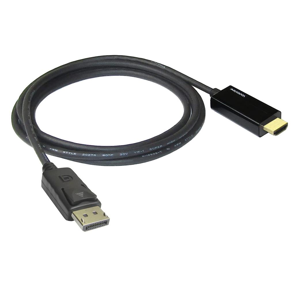 Кабель-переходник DisplayPort на HDMI, 1,8 м