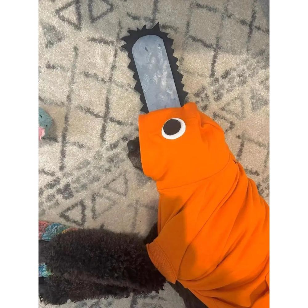 Человек-бензопила Одежда для питомца собаки Летний смешной плащ Поки Костюм кошки Почита Кукла-марионетка собаки Тед