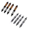 4pcs RC Car Shock Absorber Alloy 100mm Double Springs Shock Damper for 1/10 RC Crawler Off Road Car