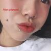 New Trendy Body Jewelry Silver Color Eye Arc Ring Fake Piercing Fake Nose Ring Stainless Steel