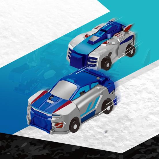2Pcs/Set Transformable Flying Dragon Toy Collision Deformation Mini Car Educational Transforming Mechanical
