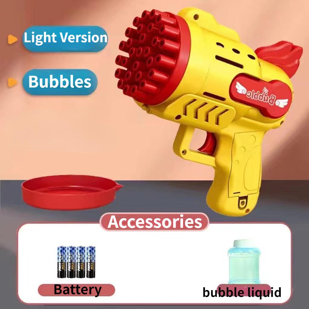 Автоматическая машина для светящихся мыльных пузырей, уличные игрушки для свадебной вечеринки, детский подарок на день рождения, пузырьковый пистолет, детские игрушки, электрические игрушки