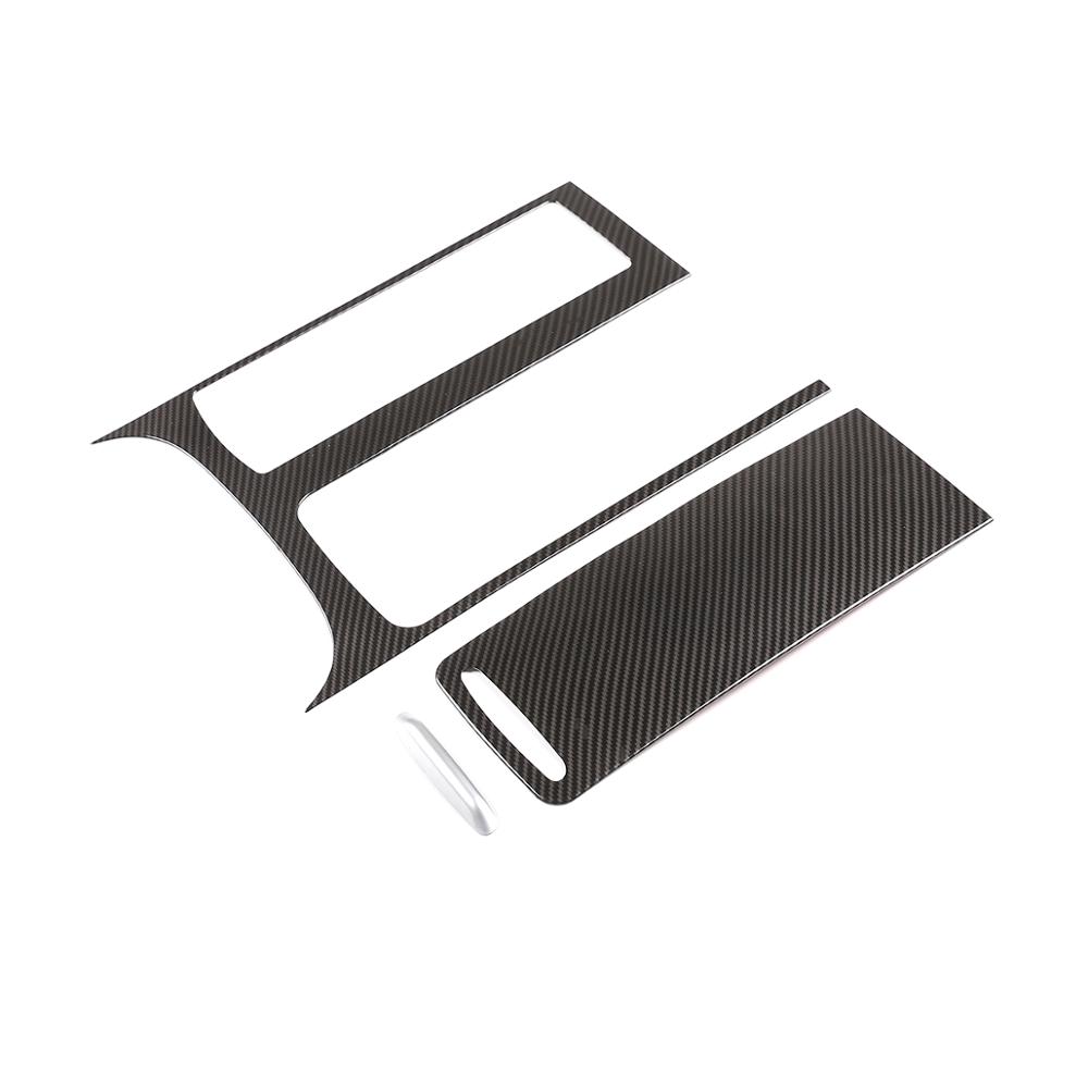 Для Range Rover Sport RR Sport 2018-2023 ABS Carbon Fibre Car Center Console Panel Cover Наклейка наклейка автомобильные аксессуары