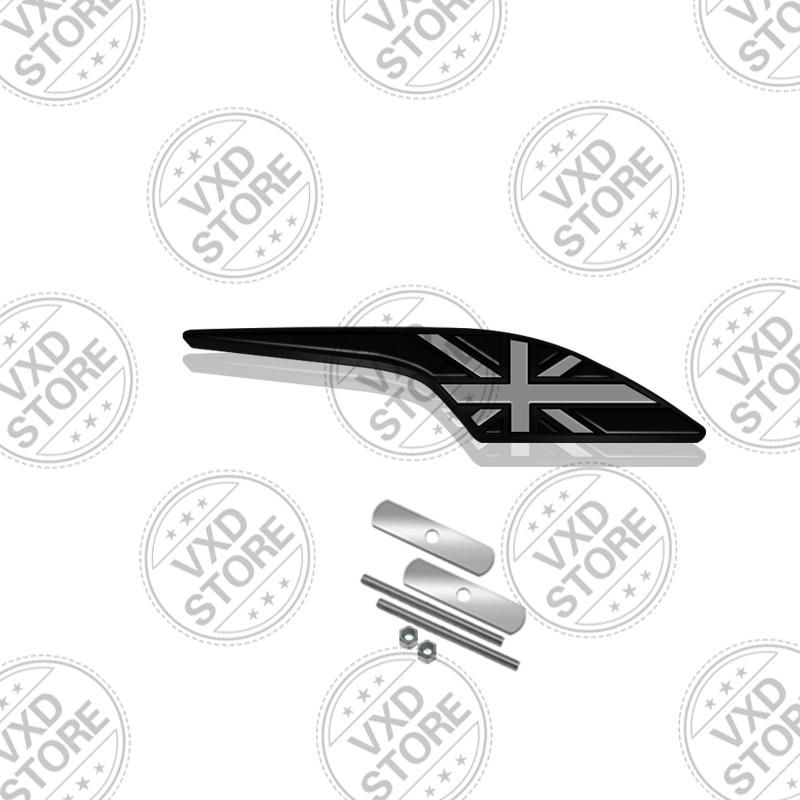 3D UK British Flag Grille Emblem METAL Rear Trunk Car Badge sticker For Abarth Land Rover Jaguar Skoda seat MINI Copper Fiat