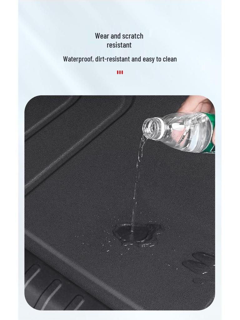 Идеальный МЕГА Коврик в багажник и Защитник спинки сиденья третьего ряда - Автоаксессуар из ТПЭ