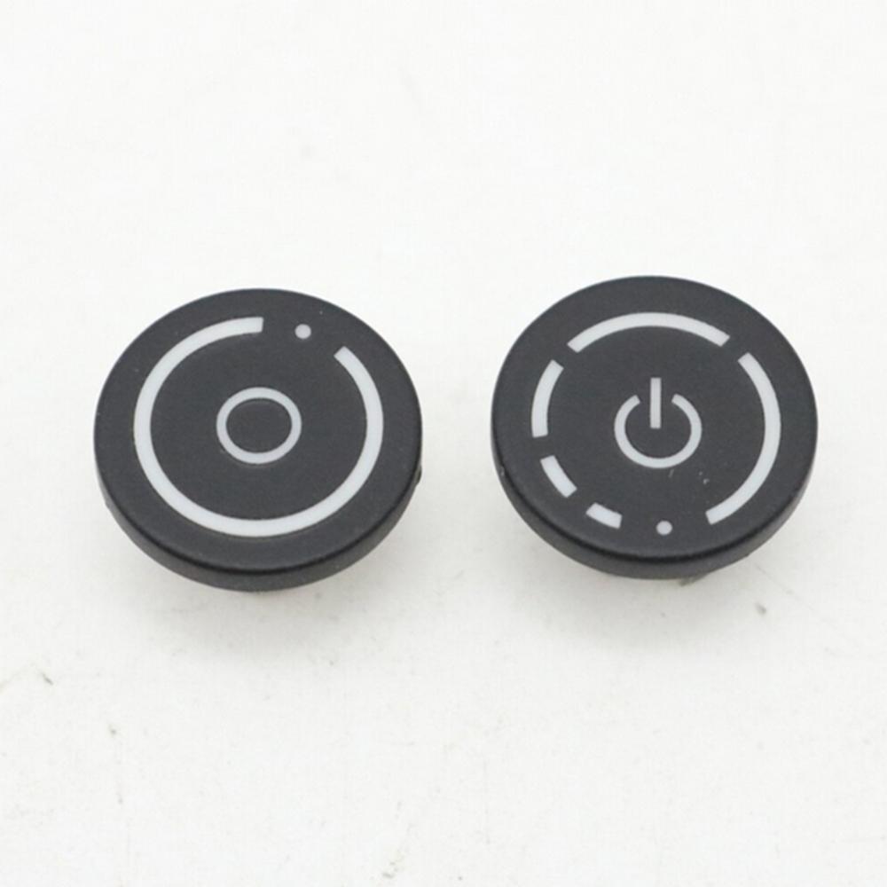 2x Central Dash Control Volume Switch Button Cover For Maserati Ghibli 2013-2016