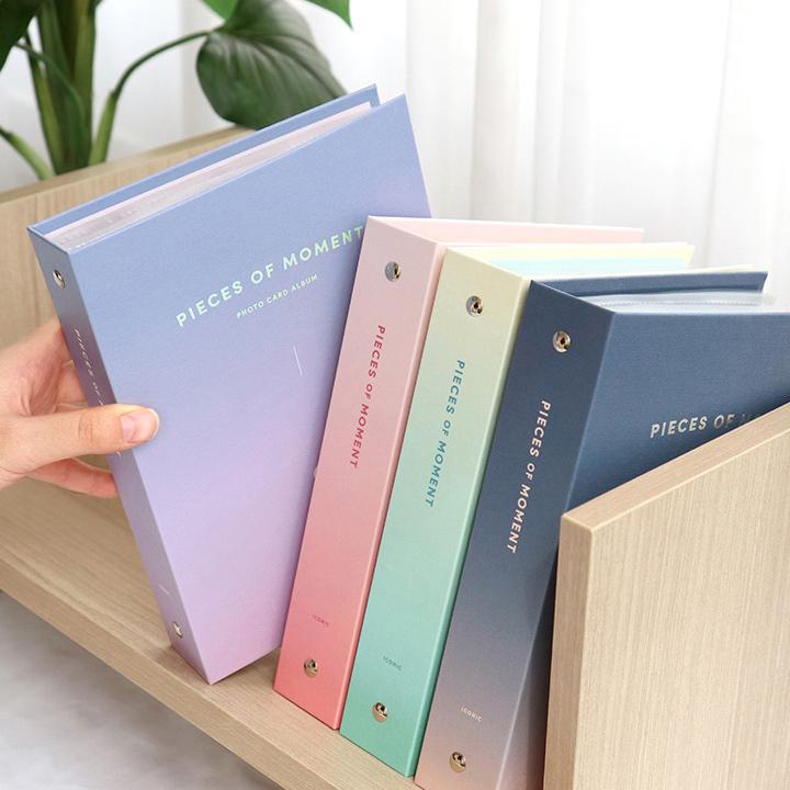 IC KOREA Moment Photo Card Album 160 карманов фотокарты K-pop mini polaroid переплет бизнес-имя визитница чехол держатель для хранения книг органайзер