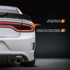 Для Dodge Charger 2015-2023 Накладки на задние фонари Виниловые тонированные наклейки Дымчатые